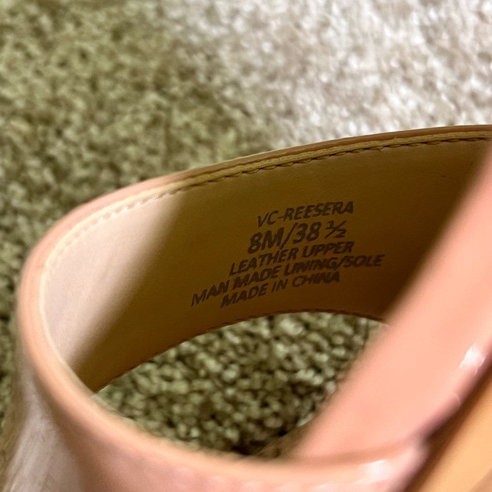 Vince Camuto Blush Patent Heels - Picture 6 of 7
